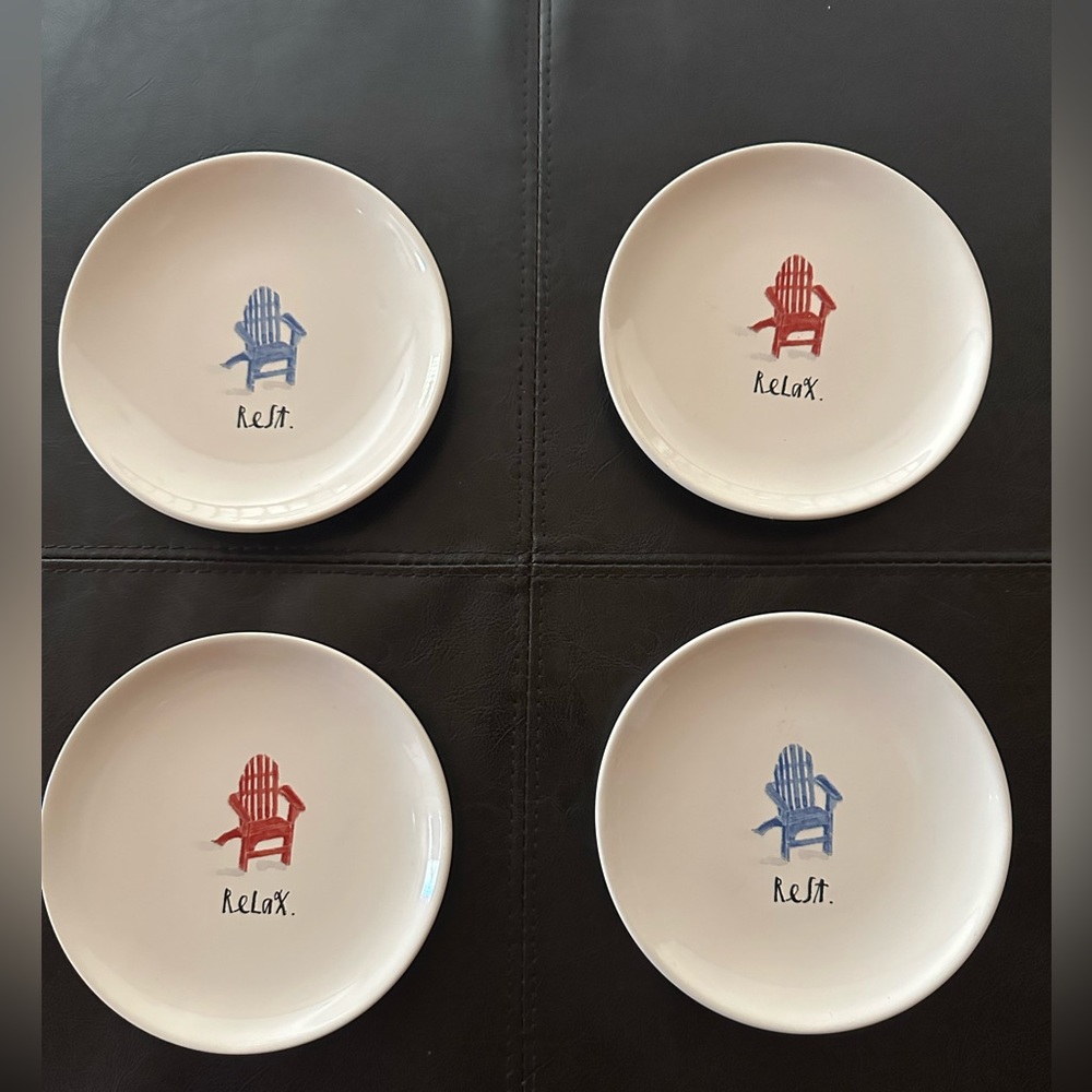 Rae Dunn dessert plates